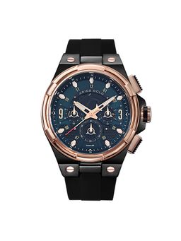 Aries Gold - Lightning Chronograph Skeleton Watch With Sapphire Glass For Men- G 7016 Bkrg-Bkgn