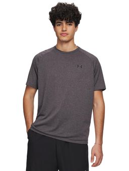 Under Armour - Grey Solid Half Sleeves Loose Fit T-Shirt