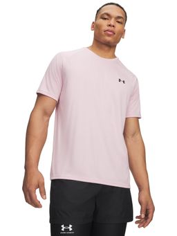 Under Armour - Pink Solid Half Sleeves Loose Fit T-Shirt