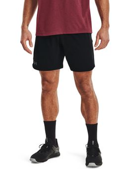 Under Armour - Black Solid Regular Fit Shorts