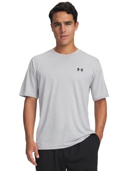 Under Armour - Grey Solid Half Sleeves Loose Fit T-Shirt
