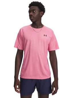 Under Armour - Pink Solid Half Sleeves Loose Fit T-Shirt