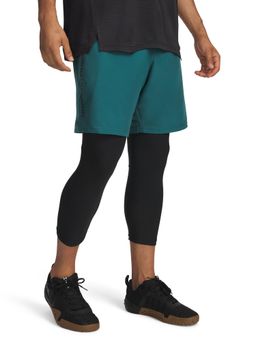 Under Armour - Green Solid Regular Fit Shorts