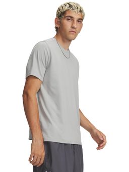 Under Armour - Grey Solid Half Sleeves Loose Fit T-Shirt