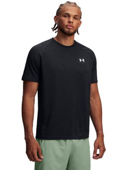 Under Armour - Black Solid Half Sleeves Loose Fit T-Shirt