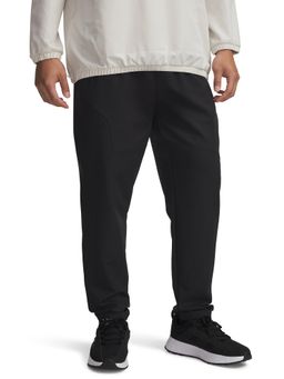 Under Armour - Black Solid Regular Fit Trackpant