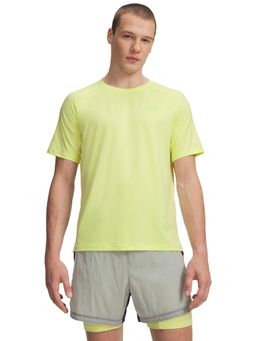 Under Armour - Green Printed Half Sleeves Loose Fit T-Shirt
