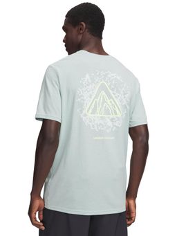 Under Armour - Blue Solid Half Sleeves Loose Fit T-Shirt