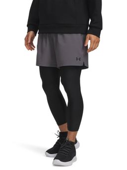 Under Armour - Grey Solid Regular Fit Shorts