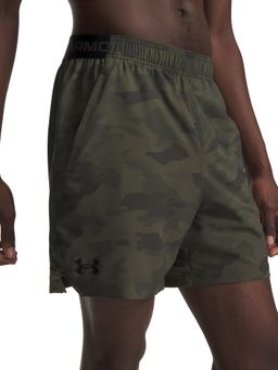 Under Armour - Green Abstract Regular Fit Shorts