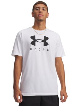 Under Armour - White Typography Half Sleeves Loose Fit T-Shirt