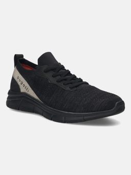 Bugatti - Soa Black Mens Mid Top Sneakers