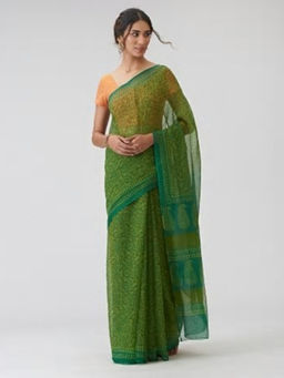 Fabindia - Cotton Silk Kota Printed Sari