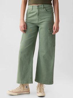 GAP - Green Women Regular Fit Mid Rise Jeans