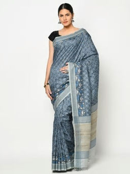 Fabindia - Silk Tussar Printed Sari