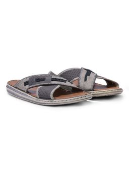 WOODS - Grey Rubber Round Toe Sandals