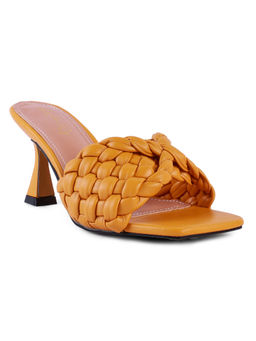 London Rag - Woven Yellow Heels