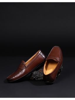 Monte Carlo - Mens Leather Loafers - Brown