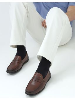 Monte Carlo - Mens Spenny Loafers - Brown