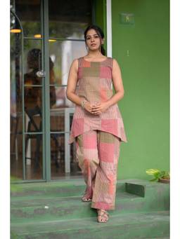 Gahan - Womens Multi-Color Rayon Blend Printed Straight Kurta with Palazzo