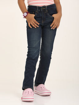 ZION - Girls Light Fade Slim Fit Jeans