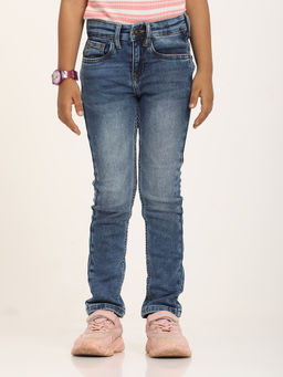 ZION - Girls Light Fade Slim Fit Jeans