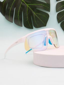 TED SMITH - Unisex White Photochromic Lens & Prescription Lens Clip Sports Shooting Sunglass