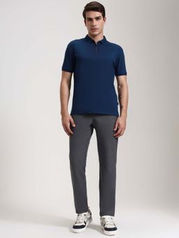 JadeBlue - Grey Striped Casual Trousers