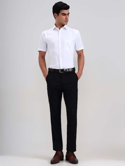 JadeBlue - Black Slim Fit Formal Trouser