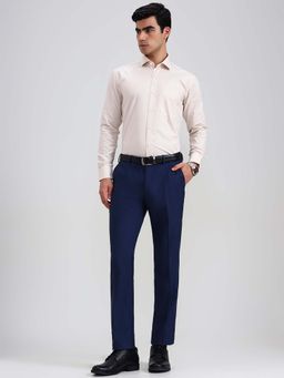 JadeBlue - Royal Blue Slim Fit Formal Trousers