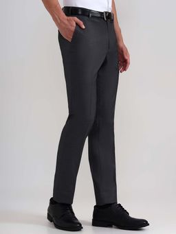 Wyre - Dark Grey Slim Fit Formal Trousers