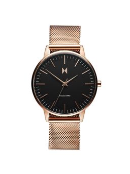 MVMT - Boulevard Quartz Black Round Dial Womens Watch - D-MB01-RGBLM