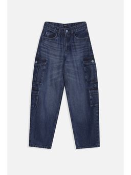Allen Solly - Boys Blue Relaxed Fit Jeans