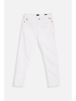 Allen Solly - Boys White Slim Fit Jeans