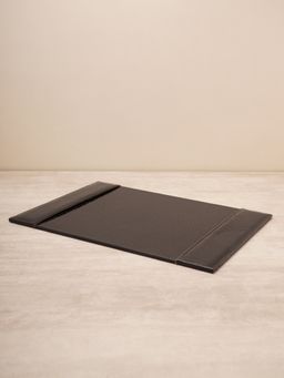 Pure Home + Living - Brown Faux Leather Desk Blotter