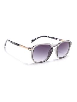 Eyejack - Unisex UV Protected Square Purple Lens Sunglasses - 1115CL1086 (53)