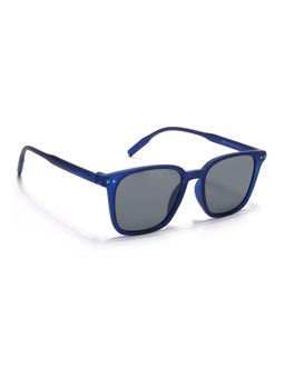 Eyejack - Unisex UV Protected Square Grey Lens Sunglasses - 15902CL1057 (51)