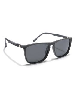 Eyejack - Unisex Polarized UV Protected Square Grey Lens Sunglasses - 17001PCL745 (55)