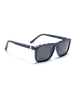 Eyejack - Unisex Polarized UV Protected Wayfarer Grey Lens Sunglasses - 17013PCL2136 (55)