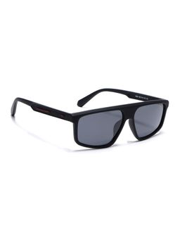 Eyejack - Unisex Polarized UV Protected Rectangle Grey Lens Sunglasses - 1902PCL2056 (58)