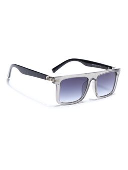 Eyejack - Unisex UV Protected Rectangle Grey Lens Sunglasses - 2261CL2149 (52)
