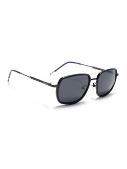Eyejack - Unisex Polarized UV Protected Square Grey Lens Sunglasses - 2501PCL1462 (54)