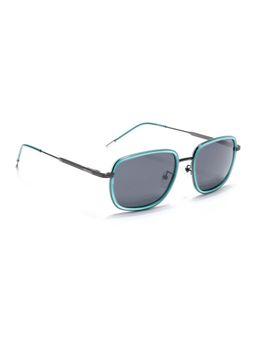 Eyejack - Unisex Polarized UV Protected Square Grey Lens Sunglasses - 2501PCL1465 (54)