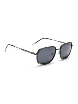 Eyejack - Unisex Polarized UV Protected Square Grey Lens Sunglasses - 2501PCL1468 (54)
