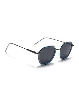 Eyejack - Unisex Polarized UV Protected Hexagonal Grey Lens Sunglasses - 2503PCL1482 (50)