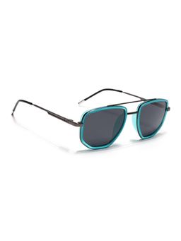 Eyejack - Unisex Polarized UV Protected Wayfarer Grey Lens Sunglasses - 2506PCL1513 (52)