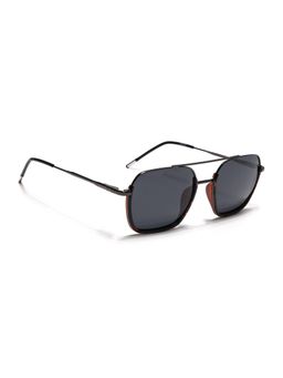 Eyejack - Unisex Polarized UV Protected Wayfarer Grey Lens Sunglasses - 2508PCL1537 (52)