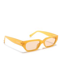 Eyejack - Unisex UV Protected Rectangle Orange Lens Sunglasses - 3563CL984 (51)