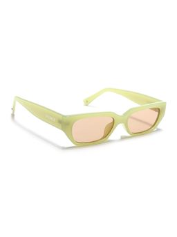 Eyejack - Unisex UV Protected Rectangle Pink Lens Sunglasses - 3563CL986 (51)