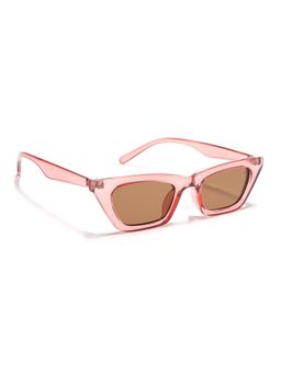 Eyejack - Women UV Protected Cat Eye Brown Lens Sunglasses - 5003CL1230 (49)